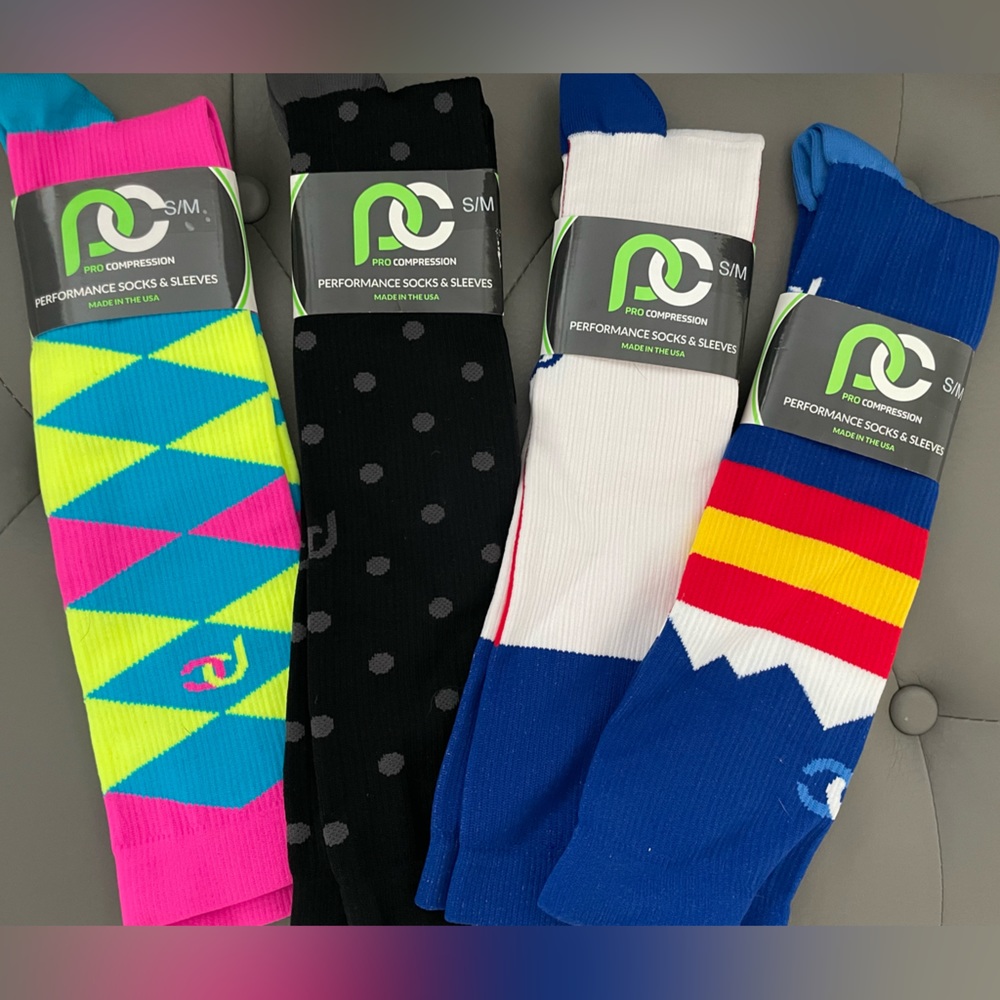 ProCompression Compression Running Socks NWT